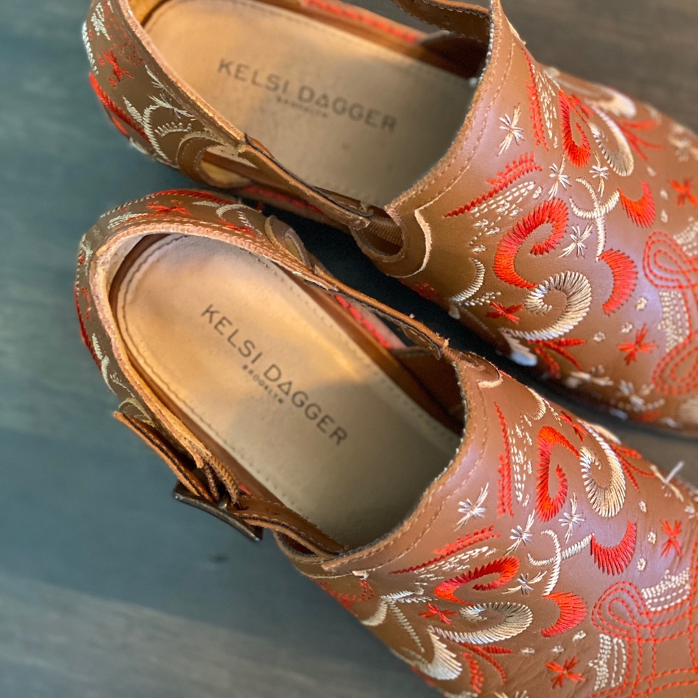 Anthropologie Kelsi Dagger leather boot size 7.5 - Picture 3 of 8